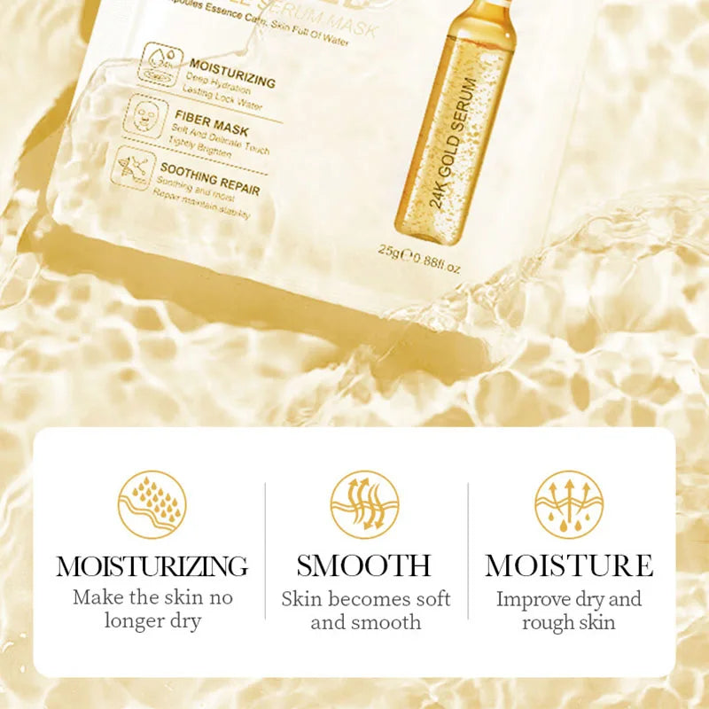 Glow Boost Gold Face Masks